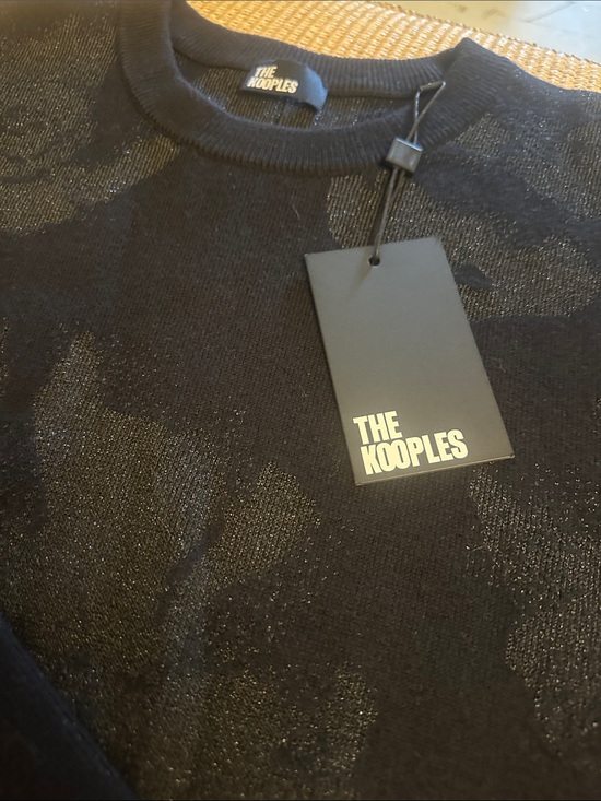 The Kooples Sweaters - 💜#70/71 The Kooples Black metallic Floral Jacquard Crewneck Sweater $315